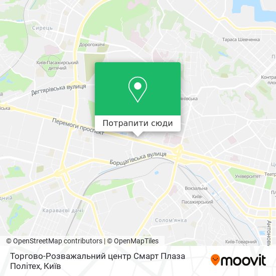 Карта Торгово-Розважальний центр Смарт Плаза Політех