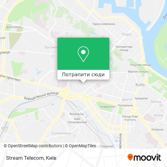 Карта Stream Telecom