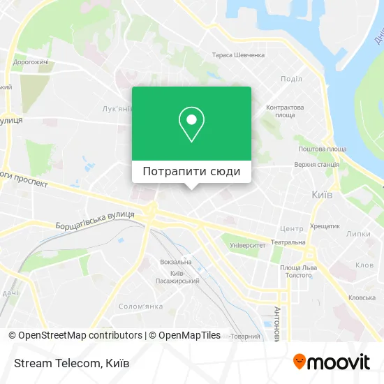 Карта Stream Telecom
