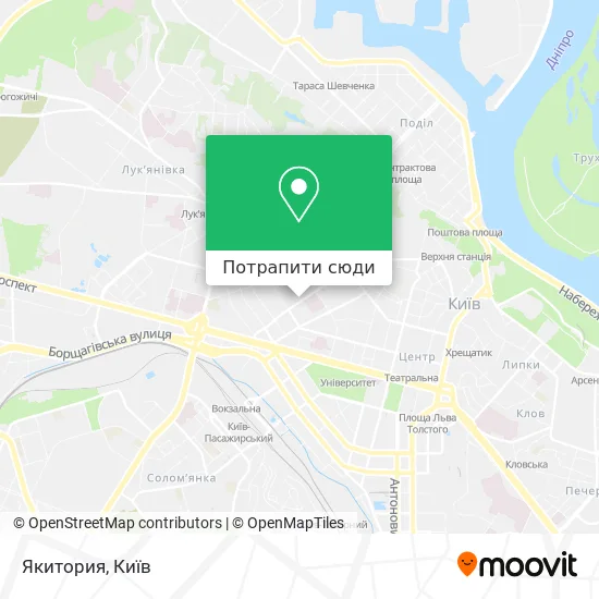 Карта Якитория