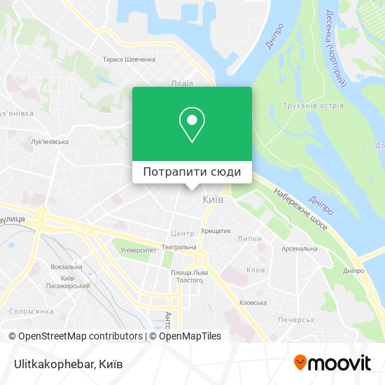 Карта Ulitkakophebar