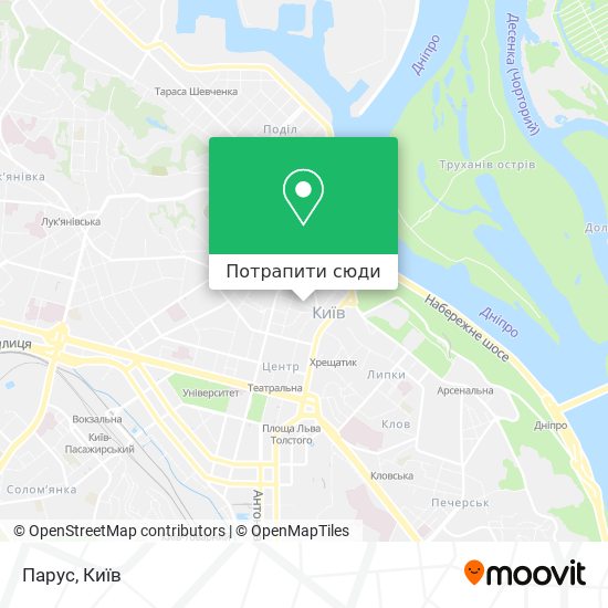 Карта Парус