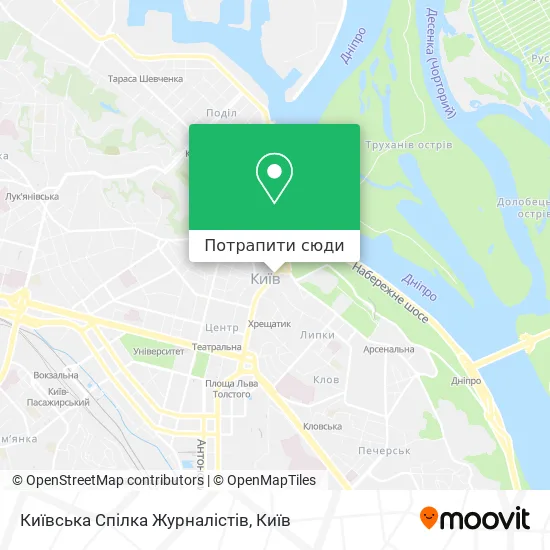 Карта Київська Спілка Журналістів