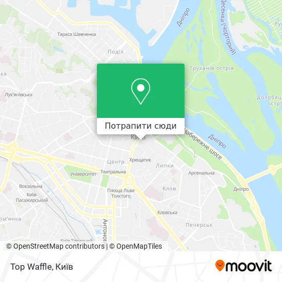 Карта Top Waffle