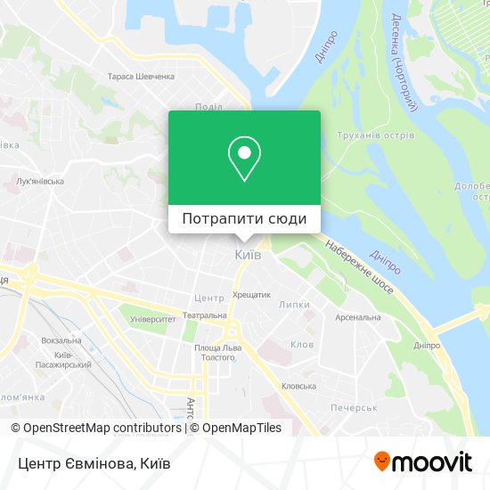 Карта Центр Євмінова