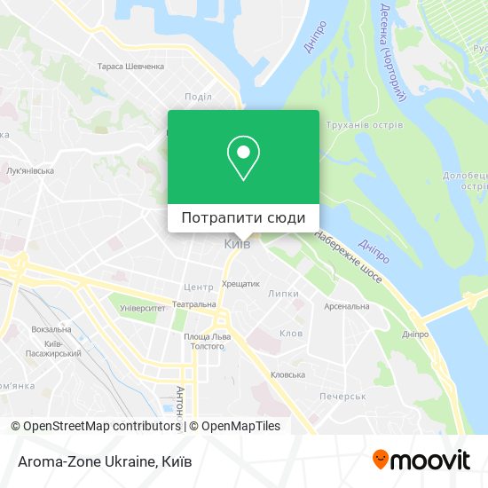 Карта Aroma-Zone Ukraine
