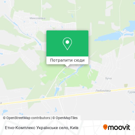 Карта Етно-Комплекс Українське село