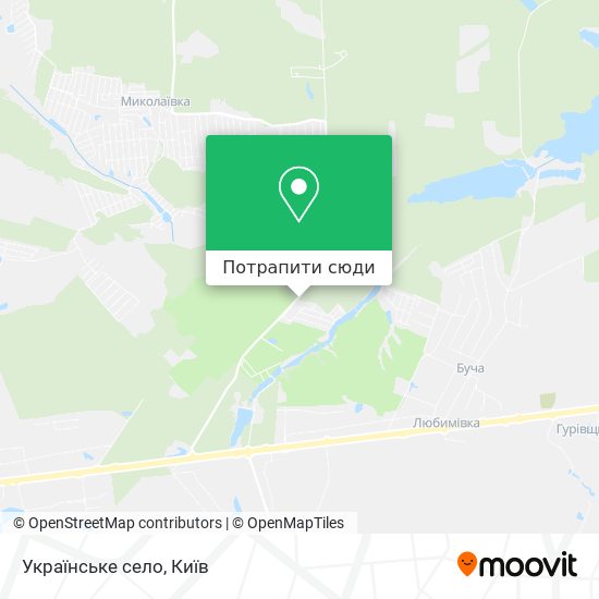 Карта Українське село