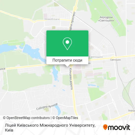 Карта Ліцей Київського Міжнародного Університету