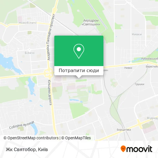 Карта Жк Святобор