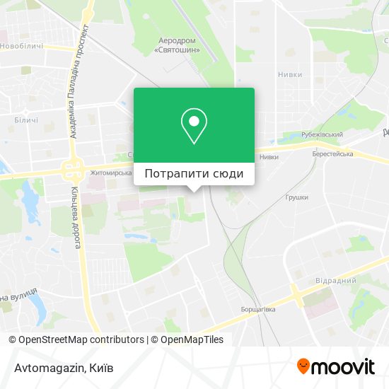Карта Avtomagazin