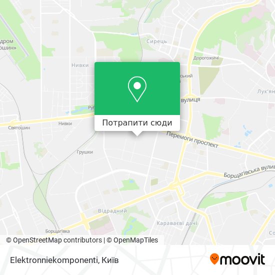 Карта Elektronniekomponenti