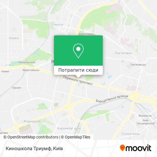 Карта Киношкола Триумф