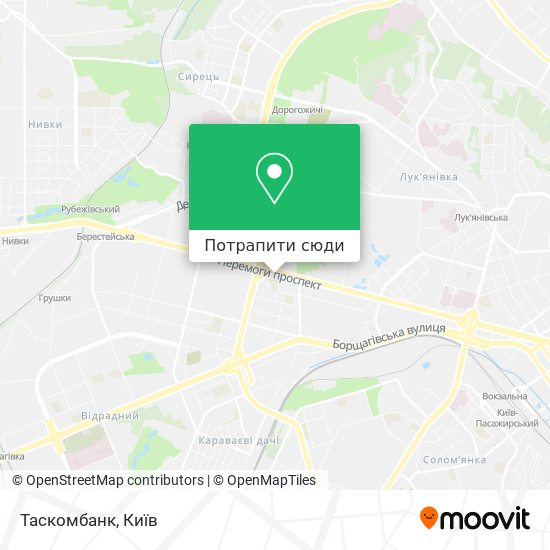 Карта Таскомбанк