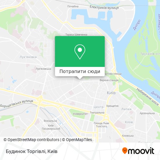Карта Будинок Торгівлі
