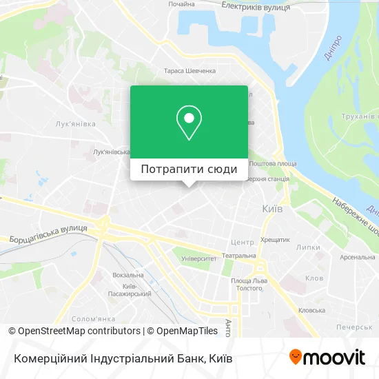 Карта Комерційний Індустріальний Банк