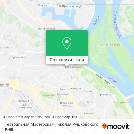 Карта Театральная Мастерская Николая Рушковского