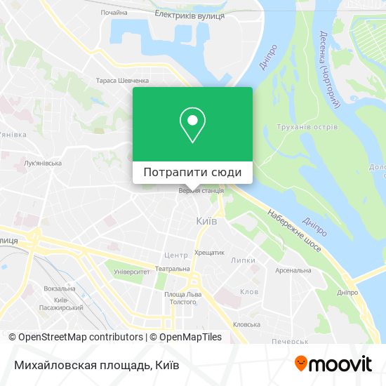 Карта Михайловская площадь