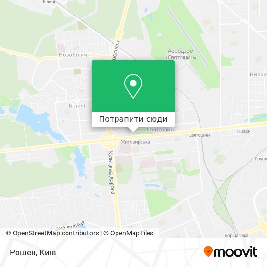 Карта Рошен