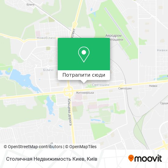 Карта Столичная Недвижимость Киев