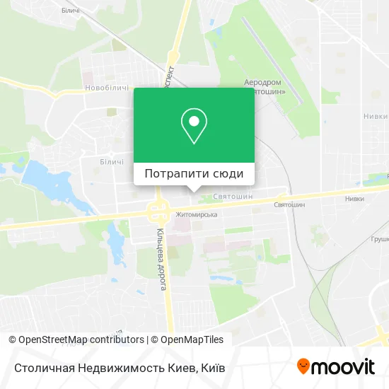 Карта Столичная Недвижимость Киев