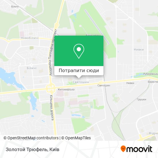 Карта Золотой Трюфель