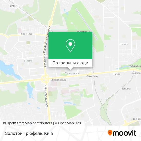 Карта Золотой Трюфель