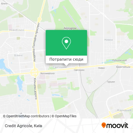 Карта Credit Agricole