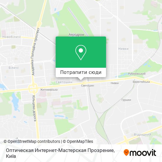 Карта Оптическая Интернет-Мастерская Прозрение