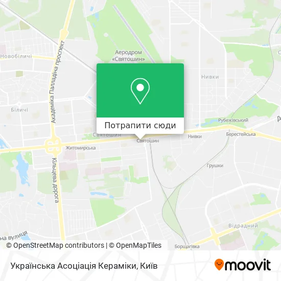 Карта Українська Асоціація Кераміки