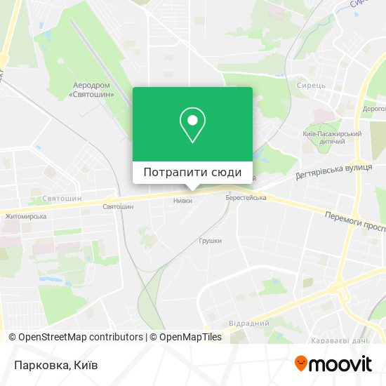 Карта Парковка