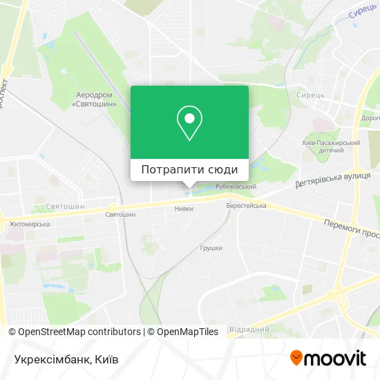 Карта Укрексімбанк