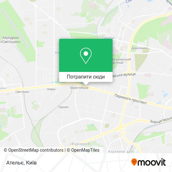 Карта Ательє