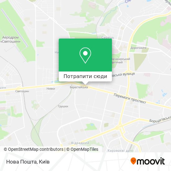Карта Нова Пошта