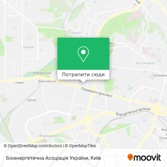 Карта Біоенергетична Асоціація України
