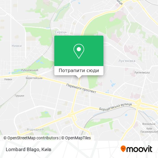 Карта Lombard Blago