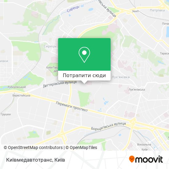 Карта Київмедавтотранс