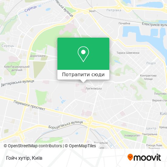 Карта Гойч хутір