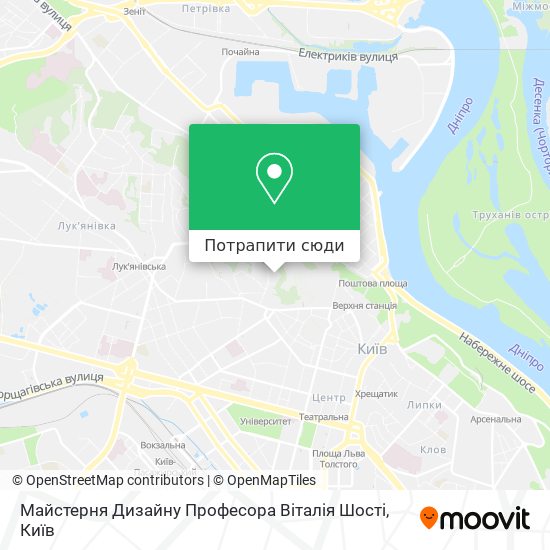 Карта Майстерня Дизайну Професора Віталія Шості