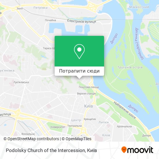 Карта Podolsky Church of the Intercession