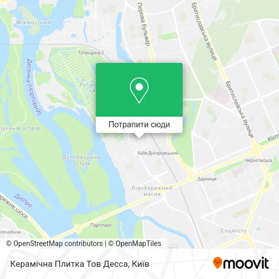 Карта Керамічна Плитка Тов Десса