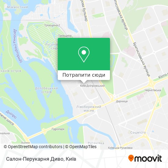 Карта Салон-Перукарня Диво