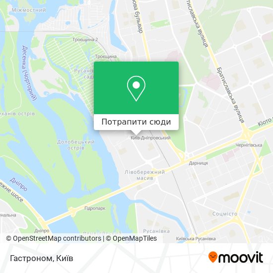 Карта Гастроном