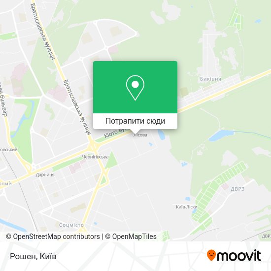 Карта Рошен