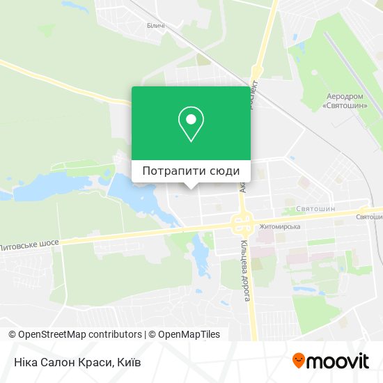 Карта Ніка Салон Краси