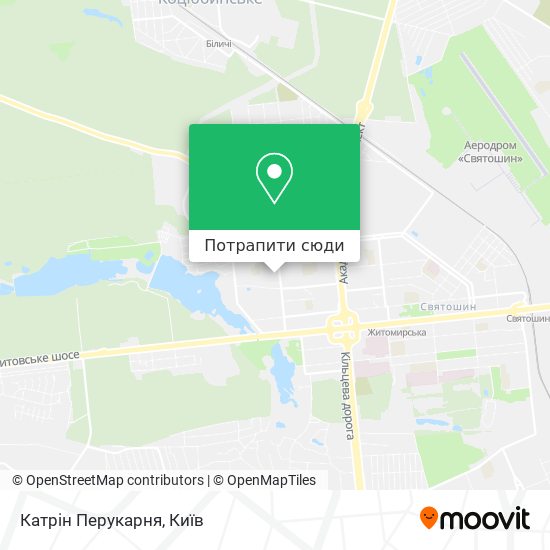 Карта Катрін Перукарня