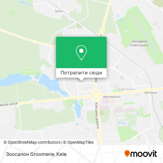 Карта Зоосалон Groomerie