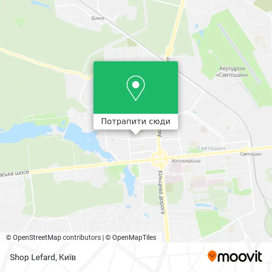 Карта Shop Lefard