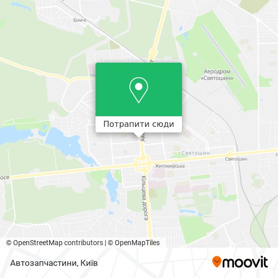 Карта Автозапчастини