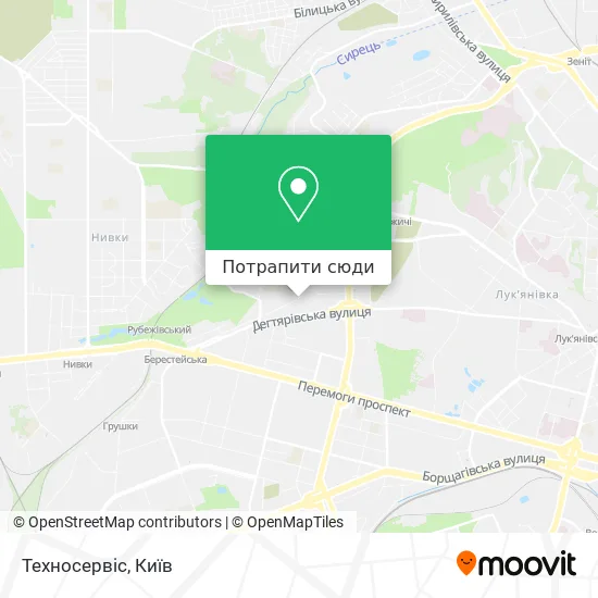 Карта Техносервіс